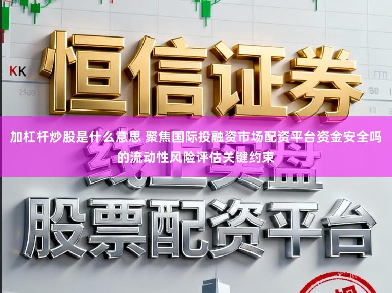 加杠杆炒股是什么意思 聚焦国际投融资市场配资平台资金安全吗的流动性风险评估关键约束