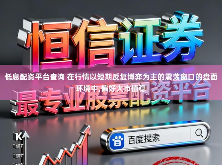 低息配资平台查询 在行情以短期反复博弈为主的震荡窗口的盘面环境中,偏好大市值稳